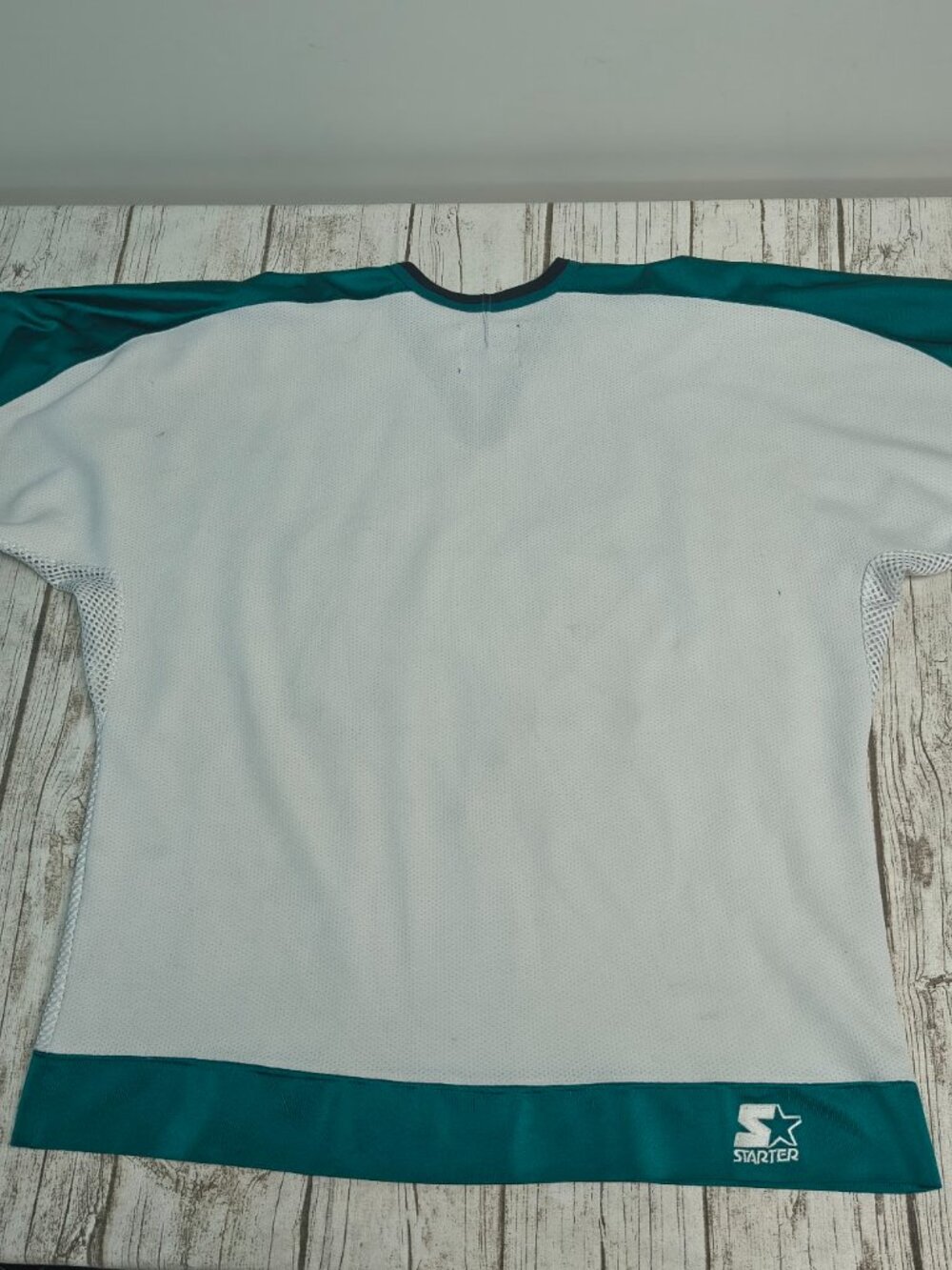 Vintage 1990's San Jose Sharks Starter Jersey NHL Size Large - Picture 9 of 10